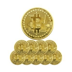 10 PC Gold Bitcoins