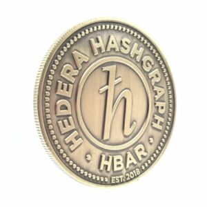 Hedera Hashgraph HBAR Gold Coin