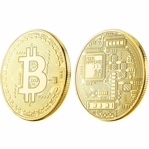Unique Bitcoin Commemorative Medallion- Perfect Business Gift for Crypto Enthusiasts!