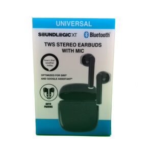 Universal TWS stereo earbuds with mic by Soundlogic XT