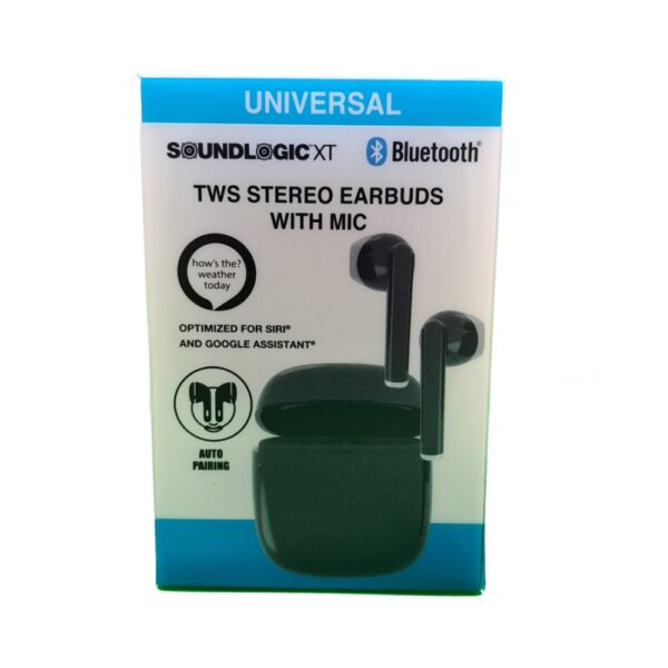 Universal TWS stereo earbuds with mic by Soundlogic XT